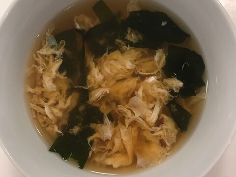 わかめとたまごのスープ